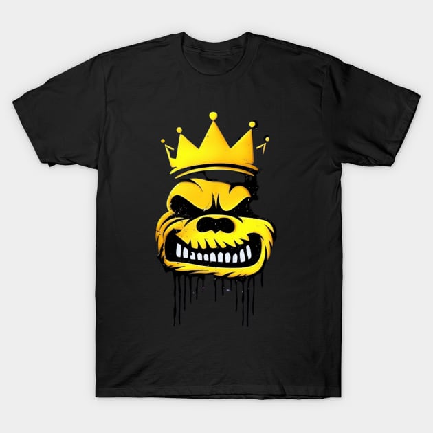 Crazy Cool Monkey T-Shirt by NedisDesign